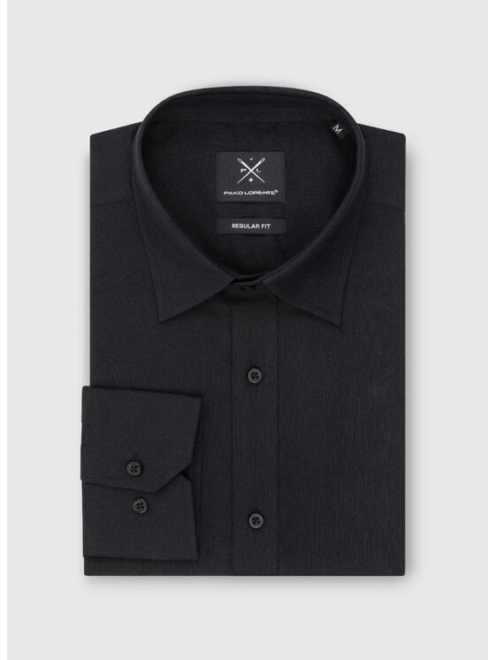 Pako Lorente Pako Lorente Koszula P25SN-1X-023 Czarny Regular Fit