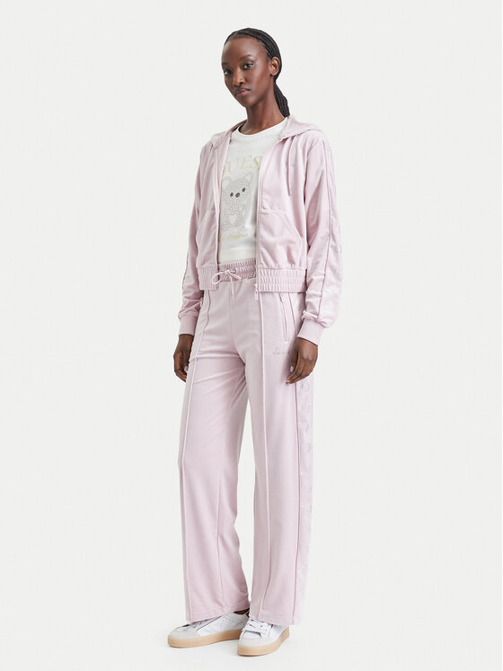 Guess Guess Спортивні штани V6BB10 K6303 Світло-рожевий Regular Fit