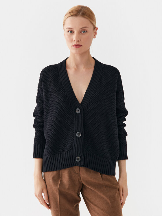 Weekend Max Mara Cardigan Wales 2353460339 Negru Regular Fit