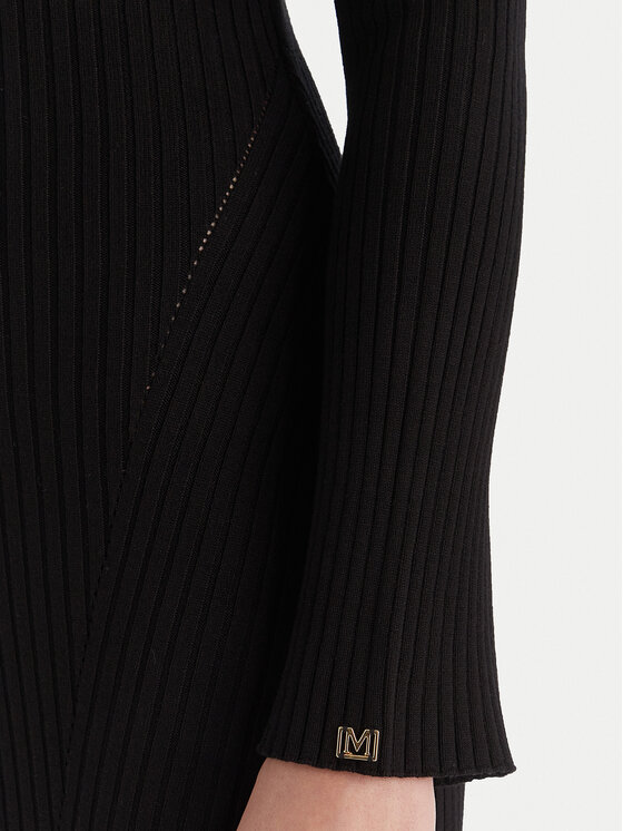 Marciano Guess Marciano Guess Trikotažinė suknelė 5BGK55 5891Z Juoda Regular Fit