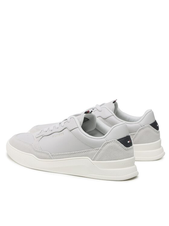 Tommy Hilfiger Tommy Hilfiger Superge Elevated Cupsole Leather Mix FM0FM04358 Siva
