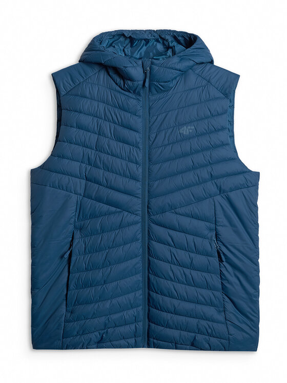 4F 4F Kamizelka BASIC+ Granatowy Regular Fit