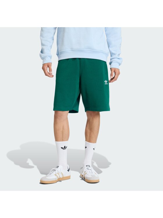 adidas adidas Szorty materiałowe 136755 Zielony Regular Fit