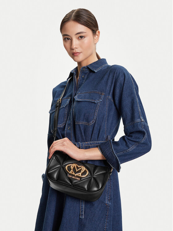 LOVE MOSCHINO LOVE MOSCHINO Ročna torba JC4083PP1NLC0000 Črna