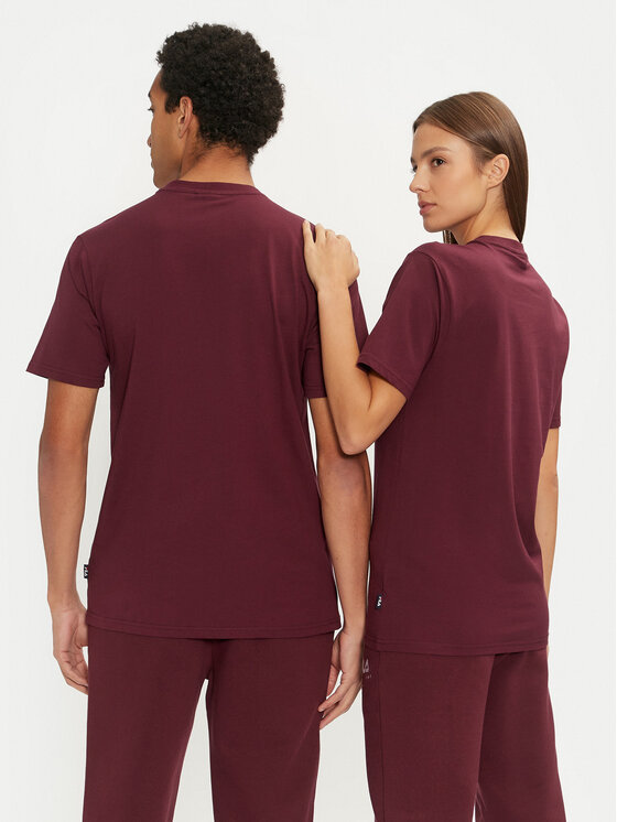 Fila Fila T-shirt Unisex Bedburg FAU0147 Tamnocrvena Regular Fit