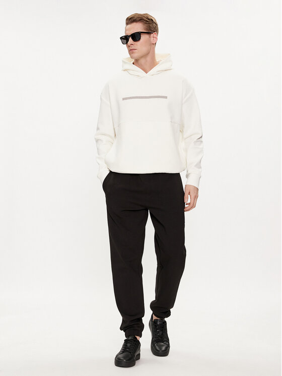 Calvin Klein Calvin Klein Džemperis ar kapuci Color Embosed Logo K10K112442 Écru Regular Fit