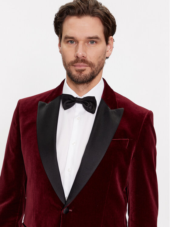 BOSS Boss Sakoi H-Hutson-Tux-231 50484709 Crvena Slim Fit