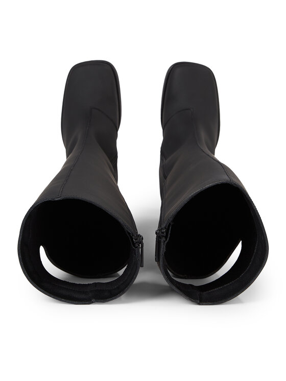 Calvin Klein Jeans Calvin Klein Jeans Μπότες Long Heel Zip Boot Cut Out Edgy YW0YW01253 Μαύρο