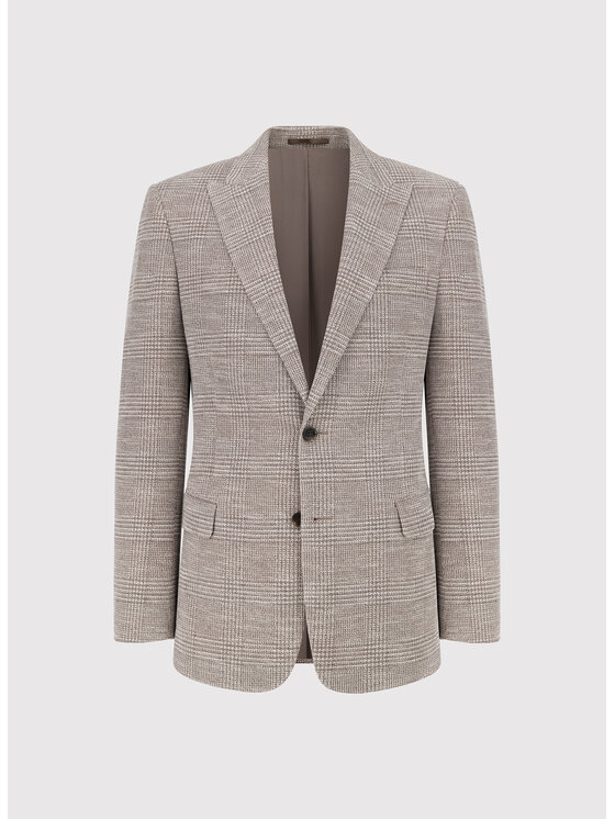 Pako Lorente Pako Lorente Marynarka P26WF-3X-002 Beżowy Slim Fit