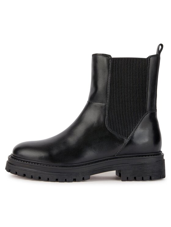 Geox Geox Polokozačky D Iridea D36HRG 043NH C9999 Černá