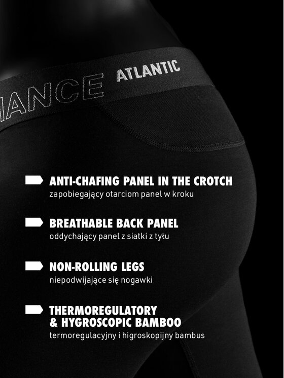 Atlantic Atlantic Bokserki performance Granatowy