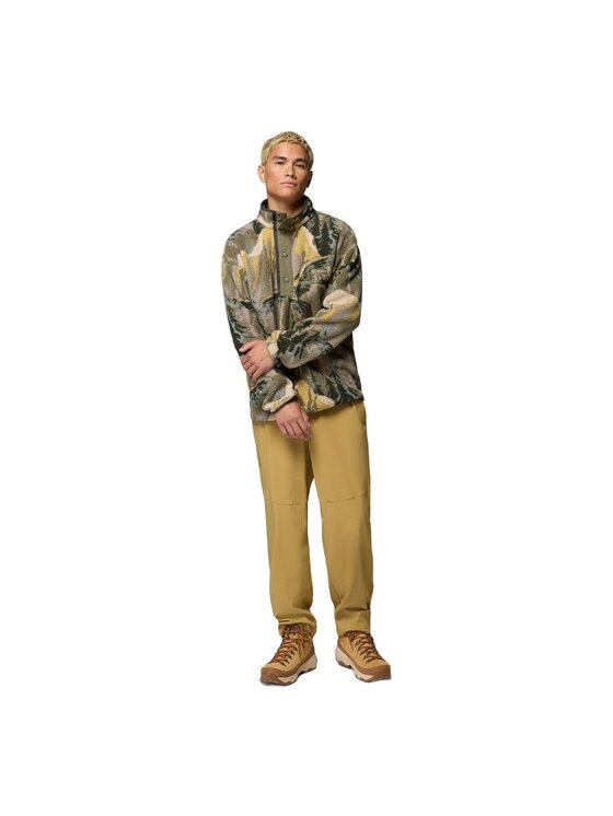 Columbia Columbia Polar Helvetia II Printed Half Snap Fleece 2098461397 Zielony Regular Fit