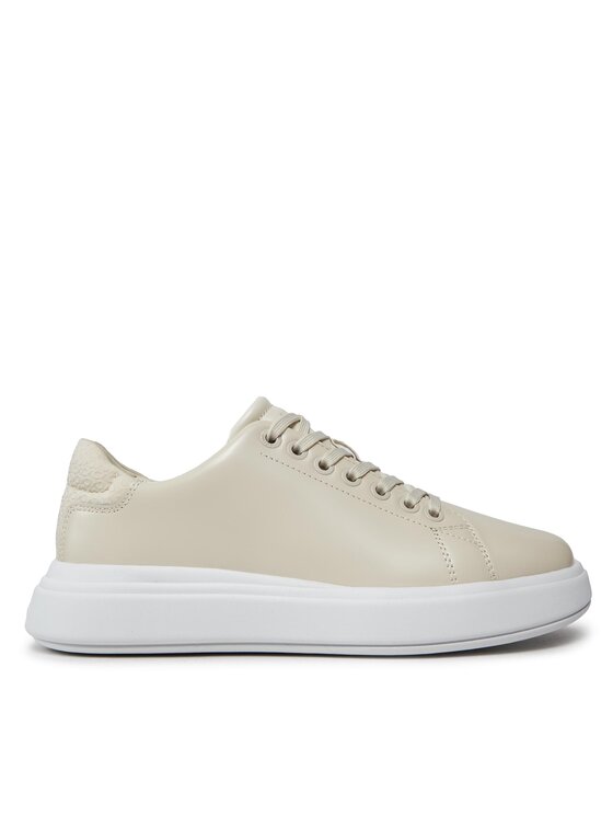 Calvin Klein Calvin Klein Сникърси Raised Cup Lace Up Nano Mono Bt HW0HW01878 Бежов