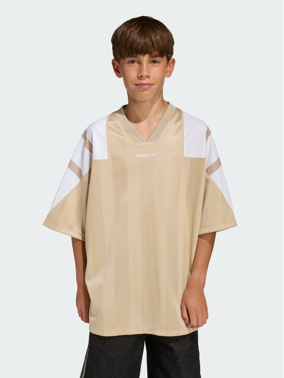 adidas adidas T-Shirt 158996 Beżowy Oversize