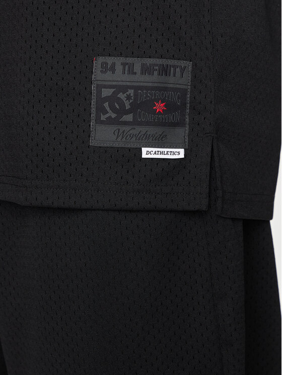 DC DC Majica brez rokavov Starz 94 Jersey ADYKT03228 Črna Regular Fit