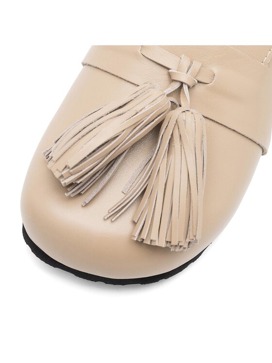 Simple Simple Pantoletten AWINION-23SS2149 Beige