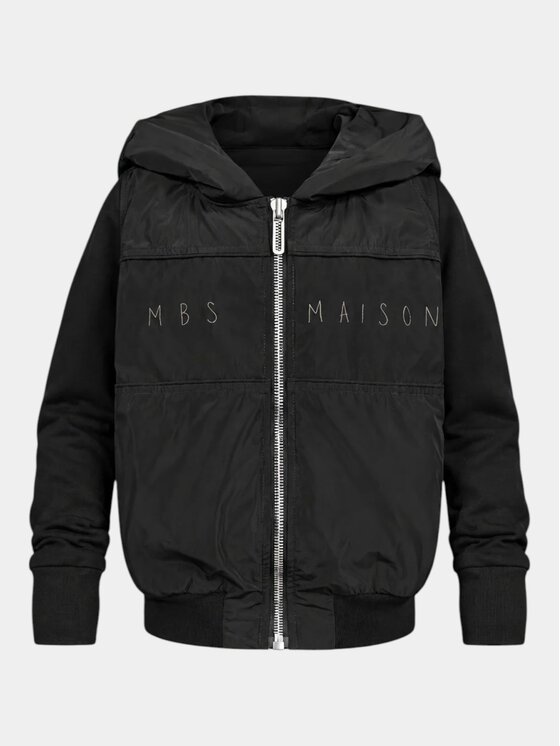 MADE BY SOCIETY MADE BY SOCIETY Kurtka przejściowa ASH - H37649 Czarny Basic Fit