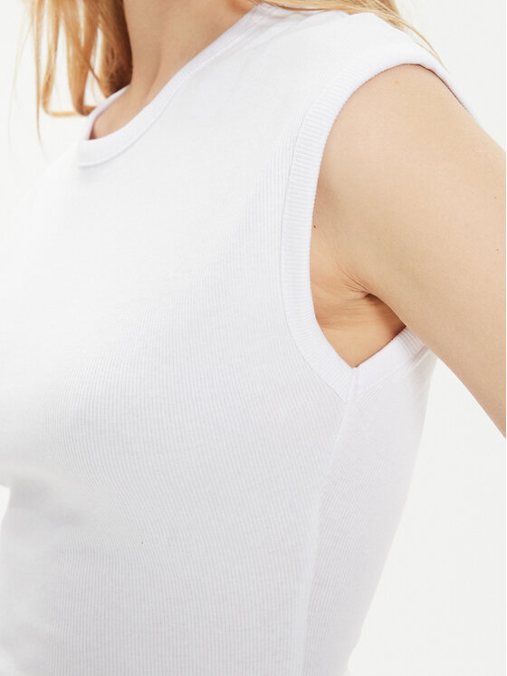 Brave Soul Brave Soul T-shirt LTS-149LILYWH Bijela Straight Fit