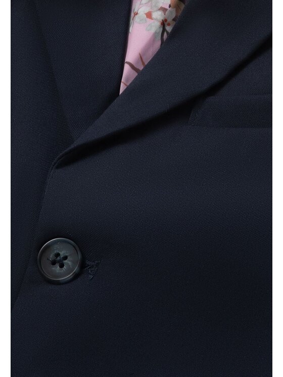 minoti minoti Marynarka 33FORMAL260 Granatowy Regular Fit