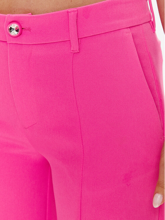 Chiara Ferragni Chiara Ferragni Pantaloni di tessuto 74CBA147 Rosa Regular Fit