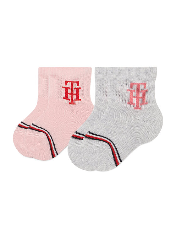 Tommy Hilfiger Tommy Hilfiger Σετ ψηλές κάλτσες παιδικές 2 τεμαχίων 701220276 Έγχρωμο