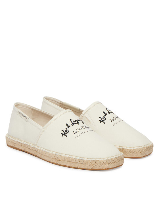 KARL LAGERFELD KARL LAGERFELD Espadrillid Kamino KL70126 Kreemjas
