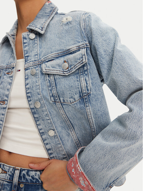 Tommy Jeans Tommy Jeans Traper jakna Classic DW0DW20116 Plava Regular Fit