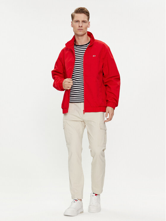 Tommy Jeans Tommy Jeans Kurtka bomber Essential DM0DM17982 Czerwony Regular Fit