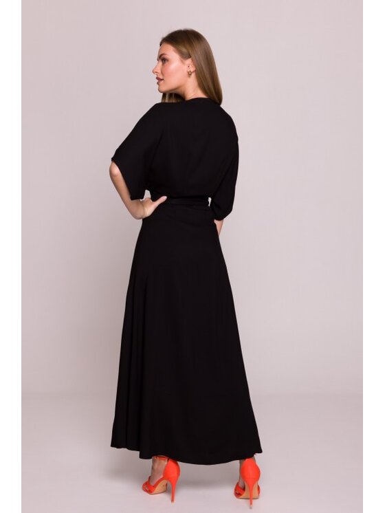Stylove Stylove Sukienka letnia S406 Czarny Beachy Fit