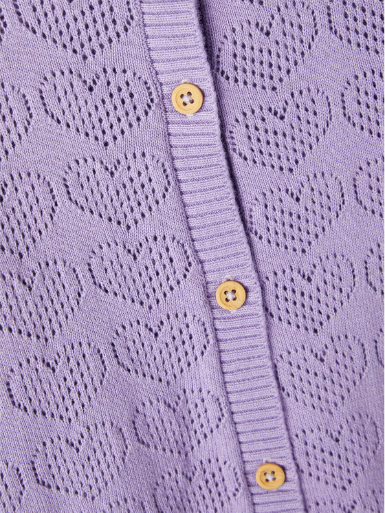 NAME IT NAME IT Pletena jopica 13214297 Vijolična Regular Fit