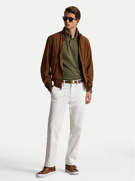 Polo Ralph Lauren Polo Ralph Lauren Medžiaginės kelnės 710690138059 Balta Regular Fit