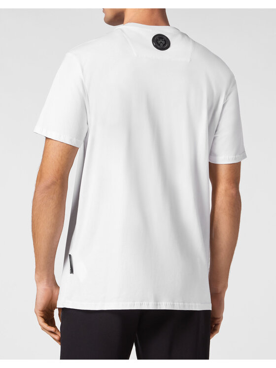Plein Sport Plein Sport T-Shirt 13035 Biały Regular Fit