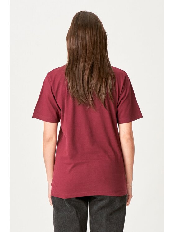 TeeShoppen TeeShoppen T-Shirt 'Oversized Collection' Czerwony Oversize