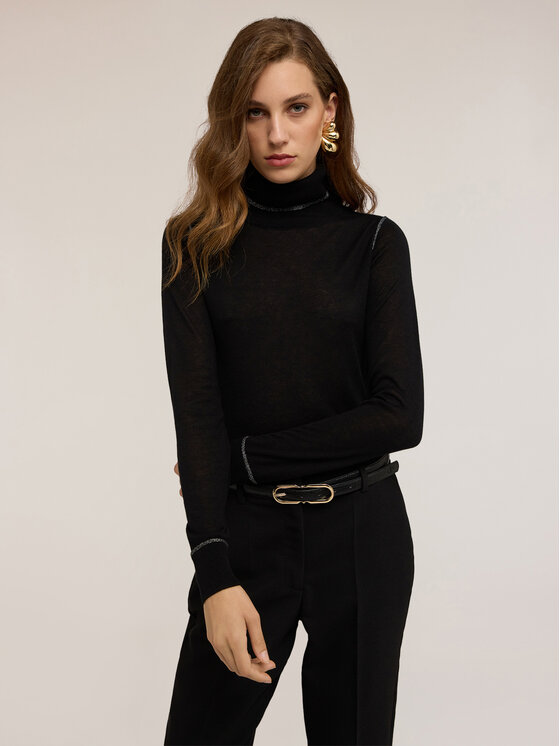 Motivi Motivi Maglione M384W003468N033 Nero Regular Fit