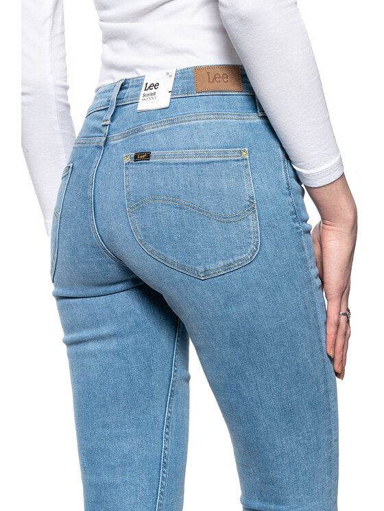 Lee Lee Jeansy SCARLETT Niebieski Skinny Fit