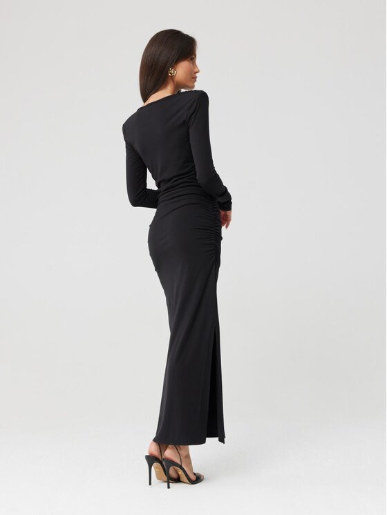 Roco Fashion Roco Fashion Každodenné šaty Vespera Čierna Slim Fit