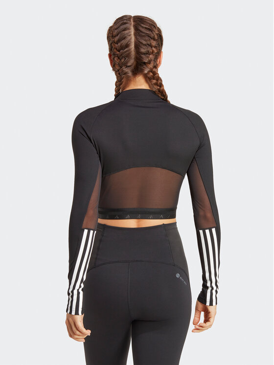 Blusa AEROREADY Hyperglam Crop Long-Sleeve Top