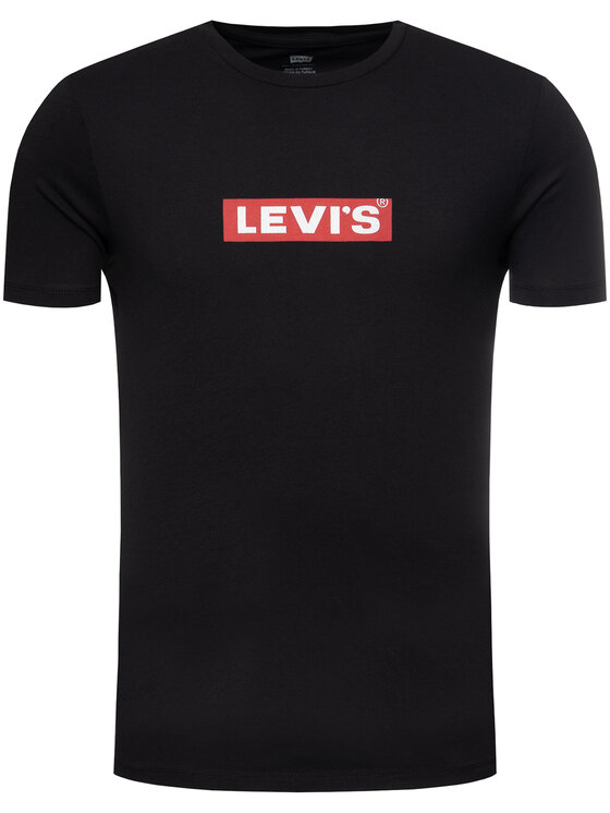 Levi's® Levi's® T-Shirt Boxtab Graphic Tee 85785-0002 Czarny Regular Fit