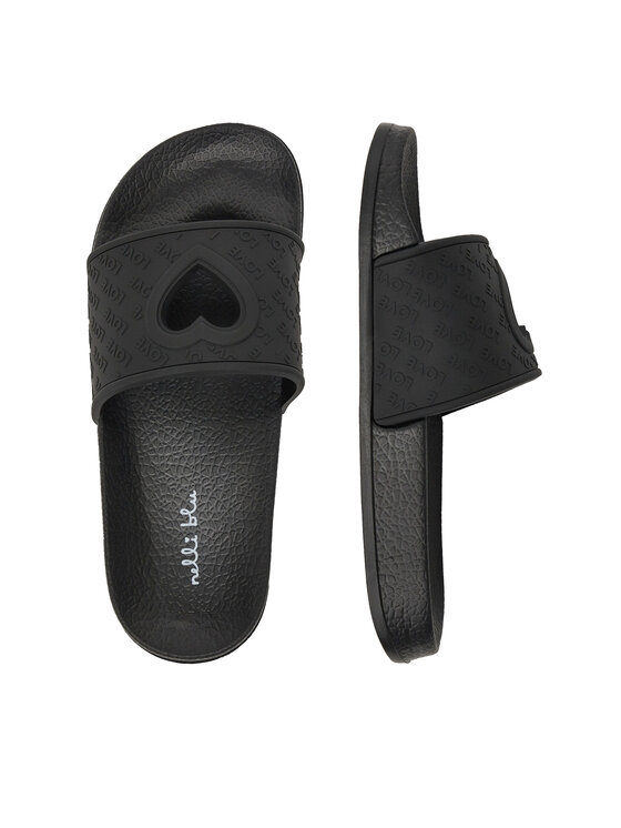 Nelli Blu Nelli Blu Klapki P2047050K Czarny
