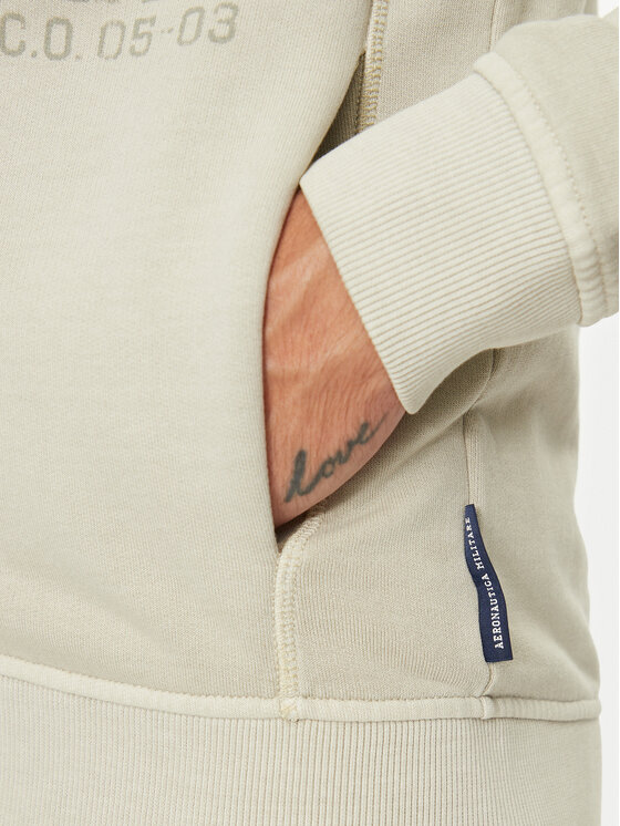 Aeronautica Militare Aeronautica Militare Džemperis 242FE1926F560 Smėlio Regular Fit