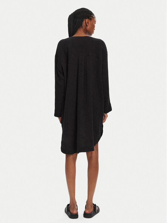 Seafolly Seafolly Rochie de plajă Essential 54020-CU Negru Relaxed Fit