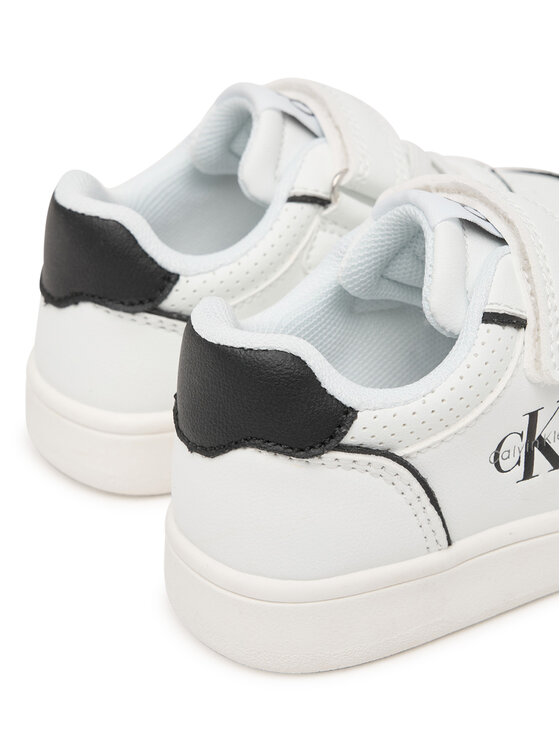 Calvin Klein Calvin Klein Laisvalaikio batai Low Cut Lace-Up/Velcro V1X9-83278-1355 M Balta