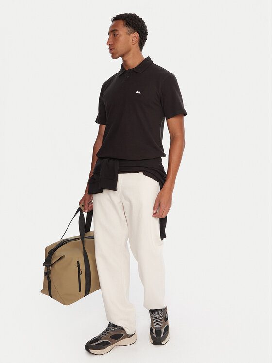 Quiksilver Quiksilver Tricou polo Pique EQYKT04392 Negru Regular Fit