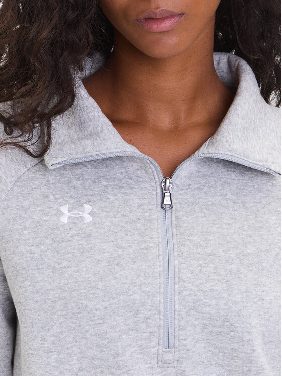 Under Armour Under Armour Majica dugih rukava Ua Rival 1379492 Siva Loose Fit