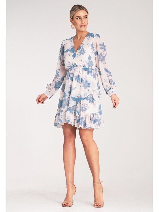 FIGL FIGL Abito da cocktail M1162 Blu Flared Fit