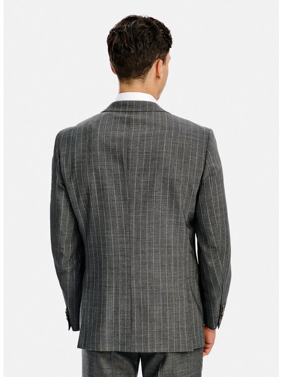 Pako Lorente Pako Lorente Marynarka P26SP-3G-025 Szary Slim Fit