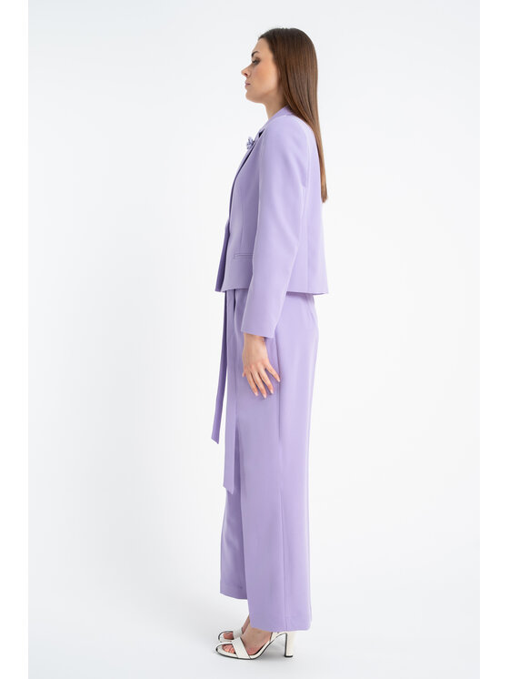 CLICK CLICK Σακάκι 71-0015 Μωβ Regular Fit