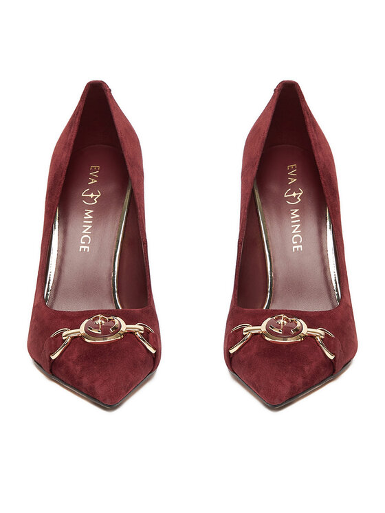 Eva Minge Eva Minge High Heels EO-LILA-1677-13-3S Dunkelrot