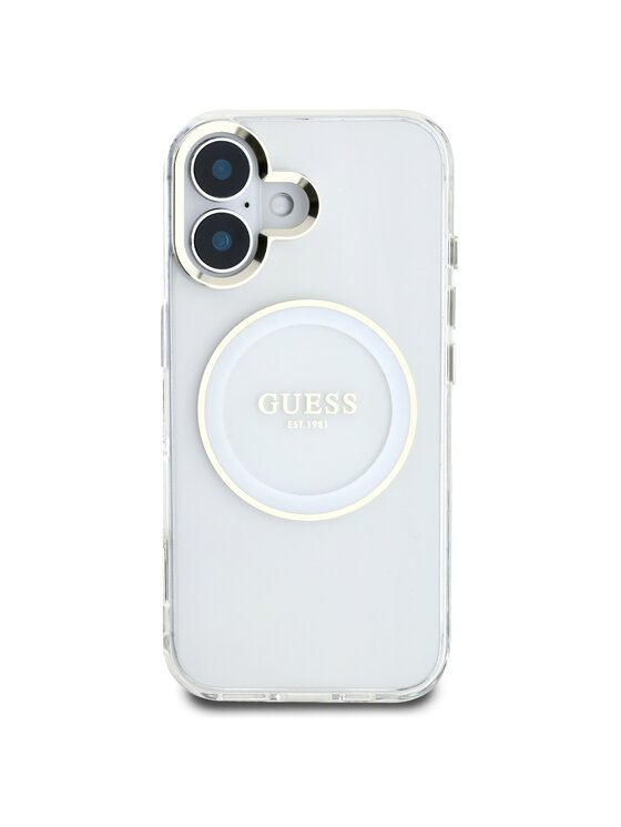 Guess Guess Etui na telefon iPhone 16 Biały