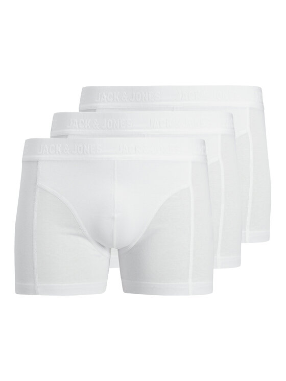 Jack & Jones Jack & Jones Set de boxeri﻿ Waistband 12127816 Alb